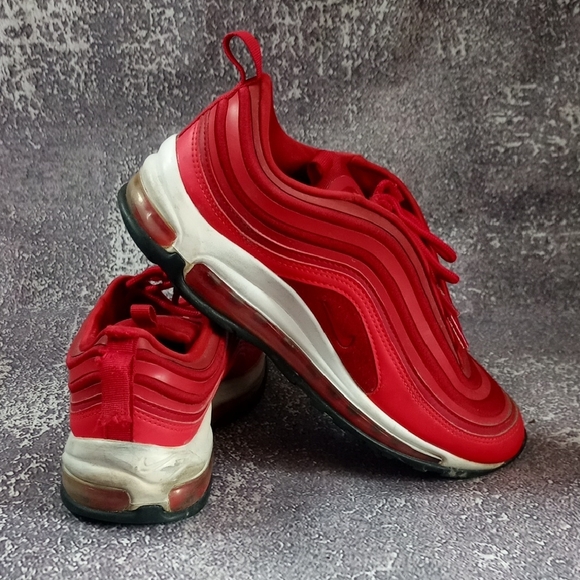 Nike Air Max 97 Ultra 17 Gym Red (Women's) Sneakers 917704-601 - Picture 8 of 10